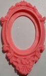 Ornate Cameo Frame Art Mould